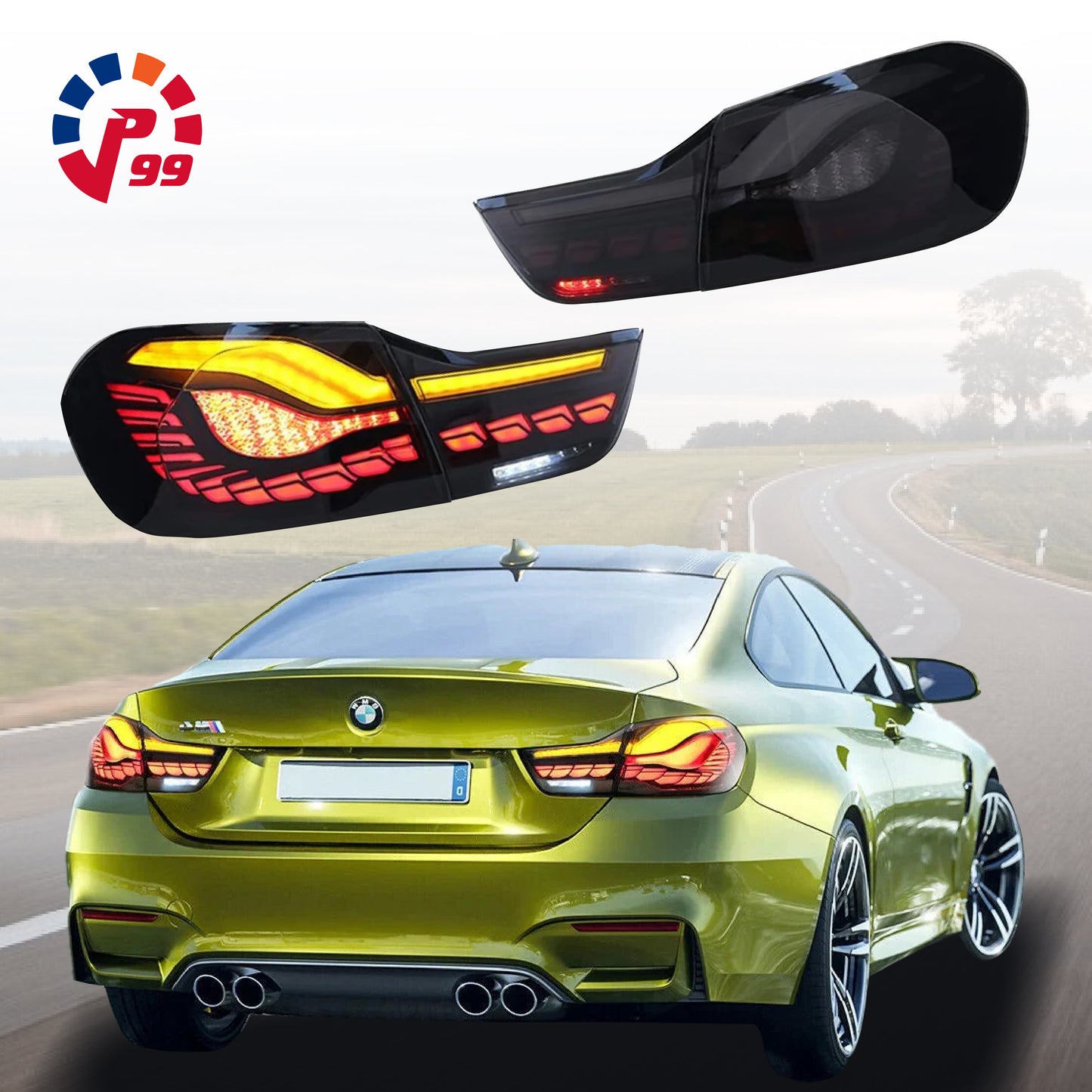 BMW 4 Series GTS Tail Lights | F82/F83/F32/F36 | Smoked