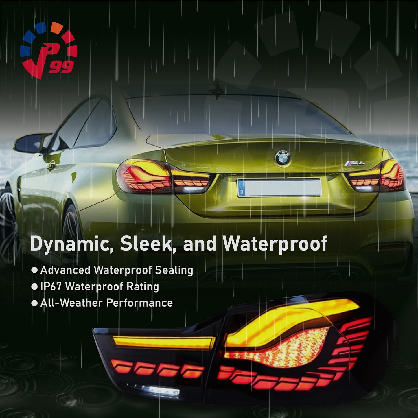 BMW 4 Series GTS Tail Lights | F82/F83/F32/F36 | Smoked
