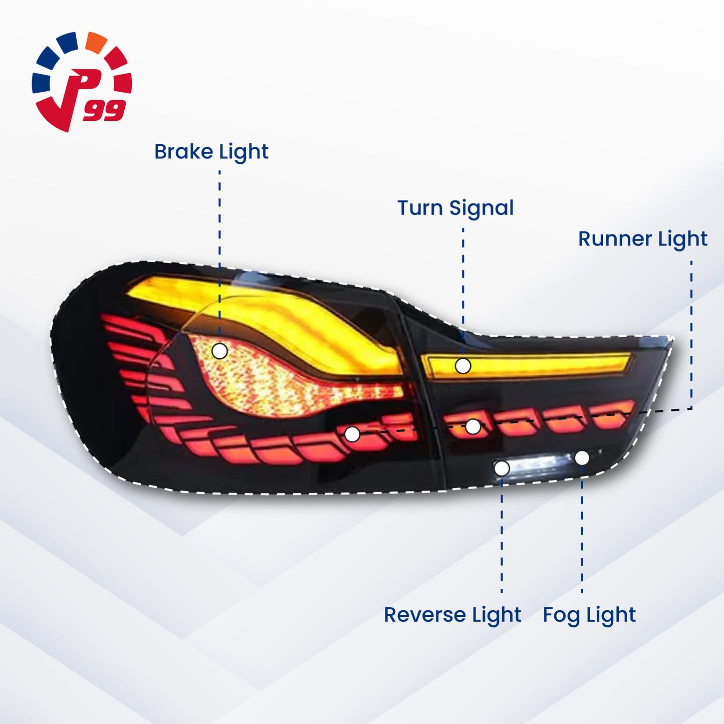 BMW 4 Series GTS Tail Lights | F82/F83/F32/F36 | Smoked